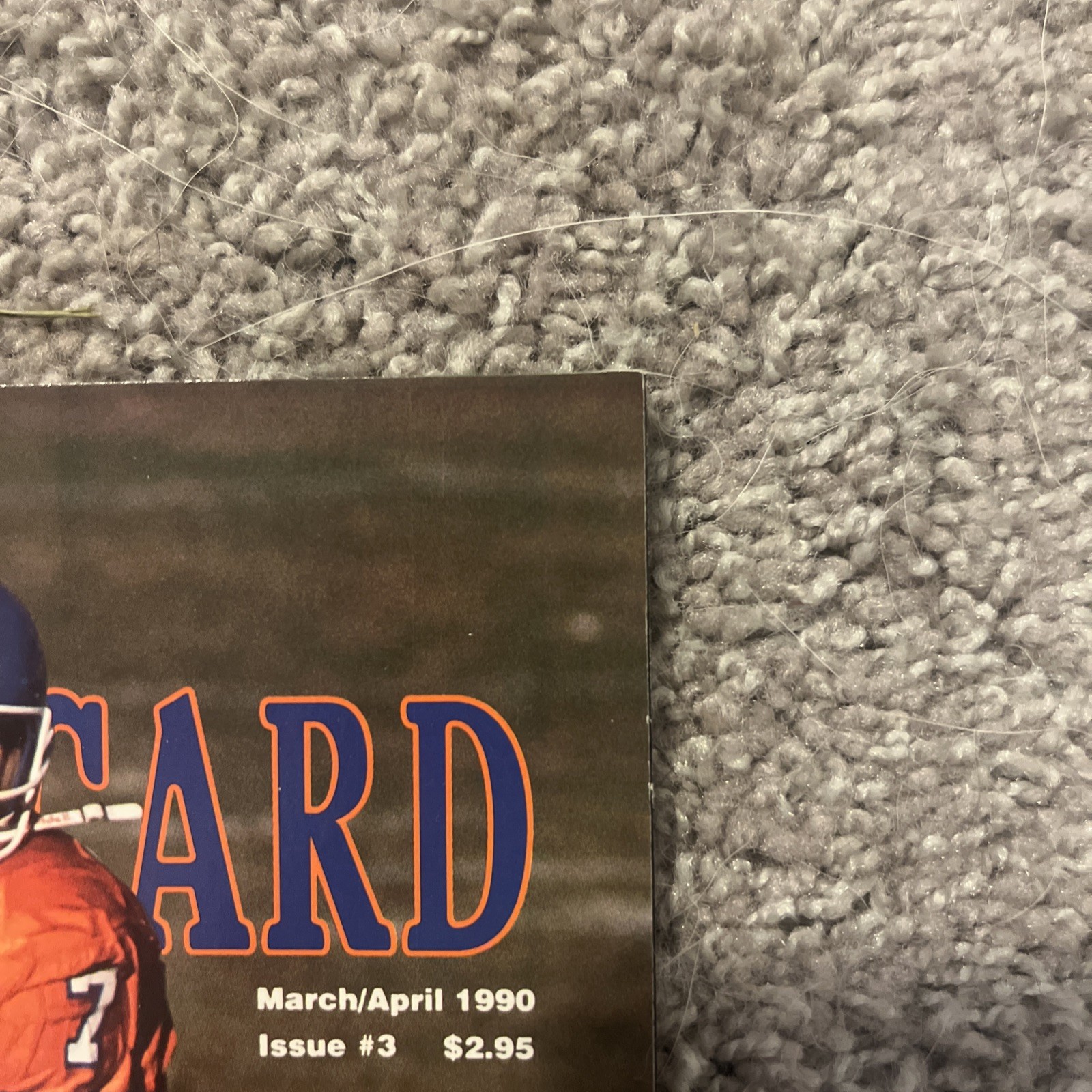 Vintage Beckett Football Card Price Guide March/April 1990 Issue #3 John Elway