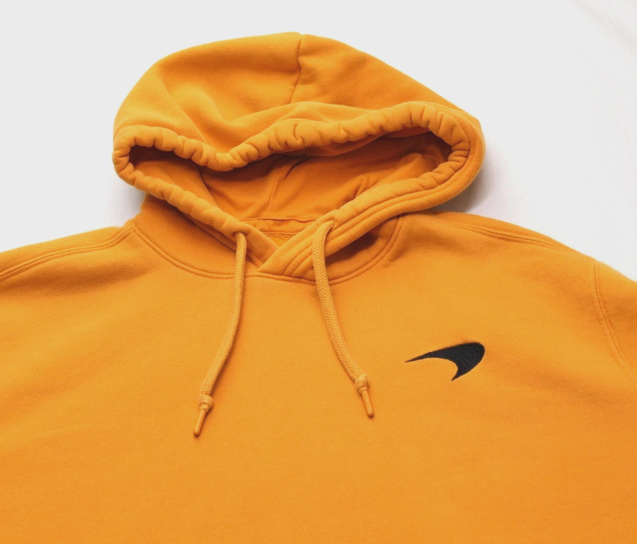McLaren Hoodie Sweatshirt Mens Medium Orange Formula 1 Team Racing Hollister