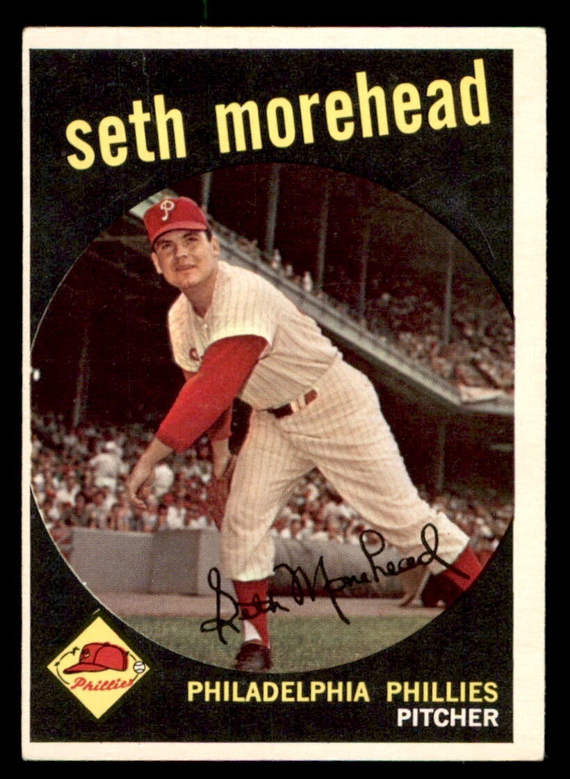1959 Topps Baseball #253 Seth Morehead VG *g1