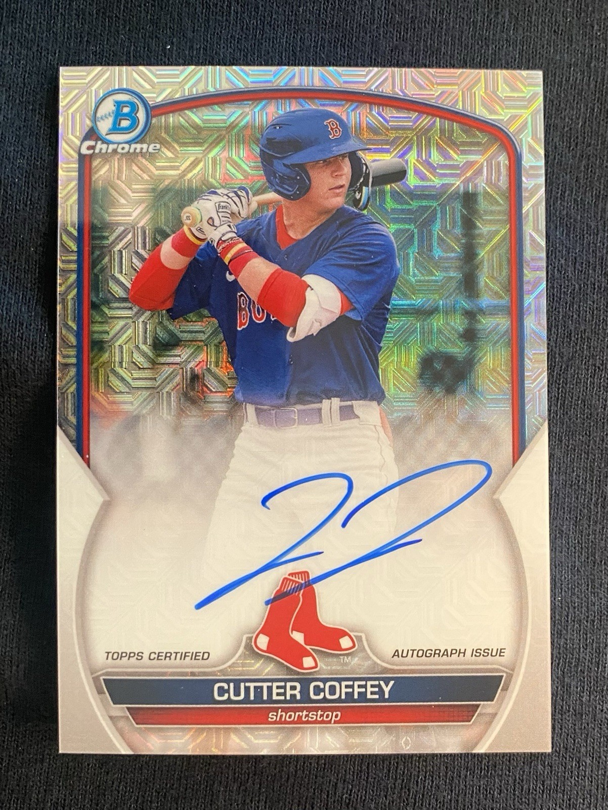 2023 Bowman – Chrome Prospect Mega Box Autographs Cutter Coffey #BMA-CC (AU, RC)