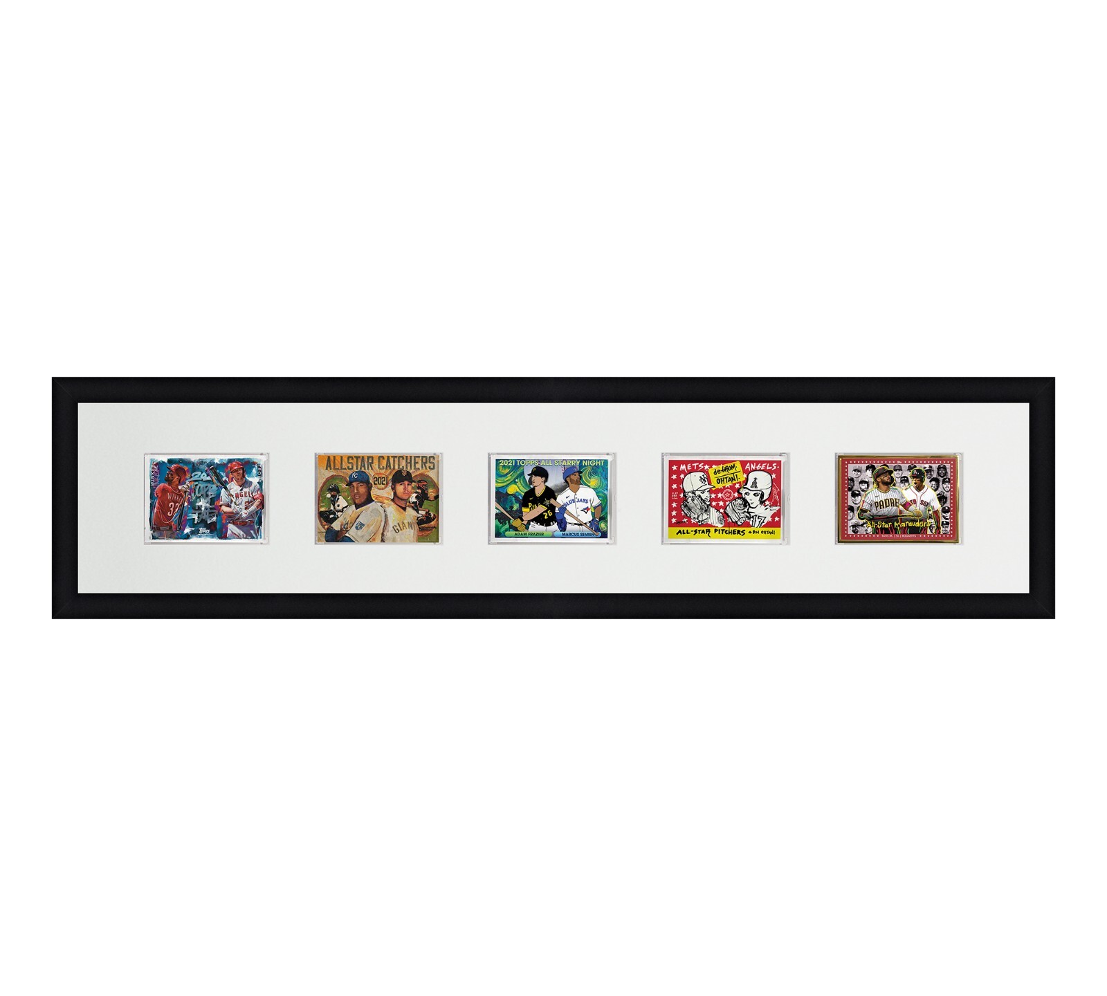 Card Frame For Magnetic Holders Holds (5) Ultra Pro 1 One Touch/BCW +UV Option