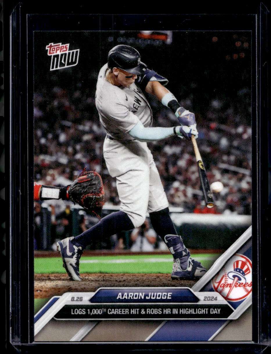 2024 Topps Now #599 Aaron Judge Base Card (Qty)