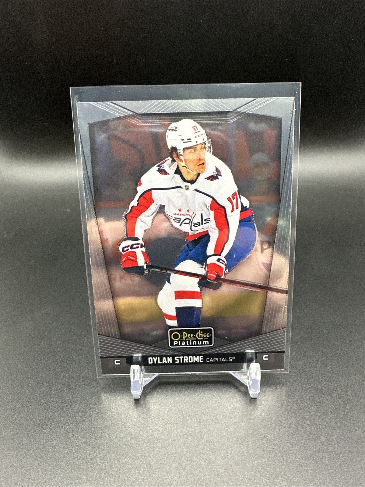 2024-25 OPC Platinum Base #97 Dylan Strome – Washington Capitals