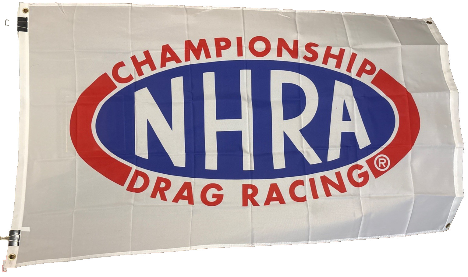NHRA CHAMPIONSHIP DRAG RACING SINGLE SIDED 3 by 5 FLAG ! OVAL LOGO !