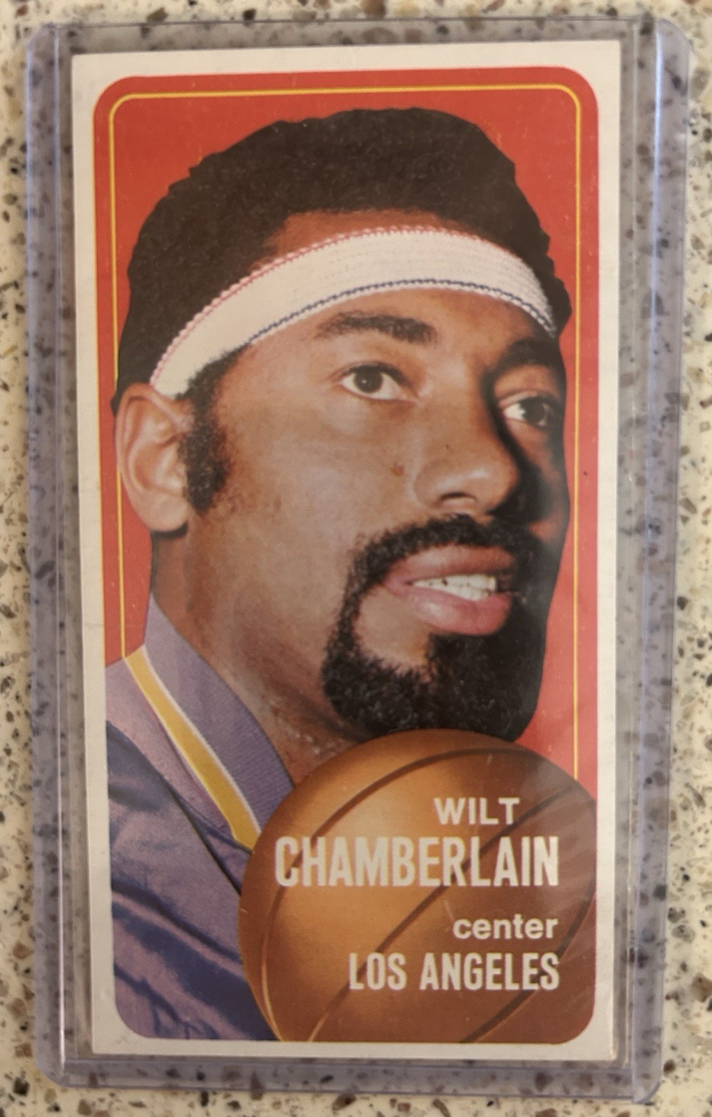Wilt Chamberlain 1970-71 #50 Lakers, Sharp Corners, NM