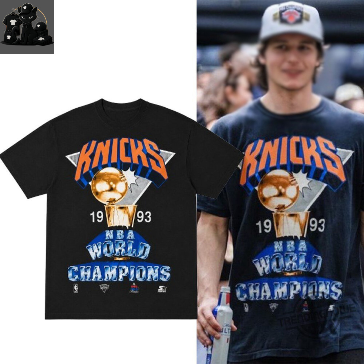 Ty.ler Kolek 1993 New York K.nicks World Champions Parade Shirt S-5XL