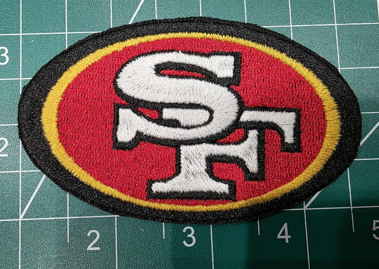 San Francisco 49ers 3″ Iron /Sew On Embroidered Patch Football Logo NFL