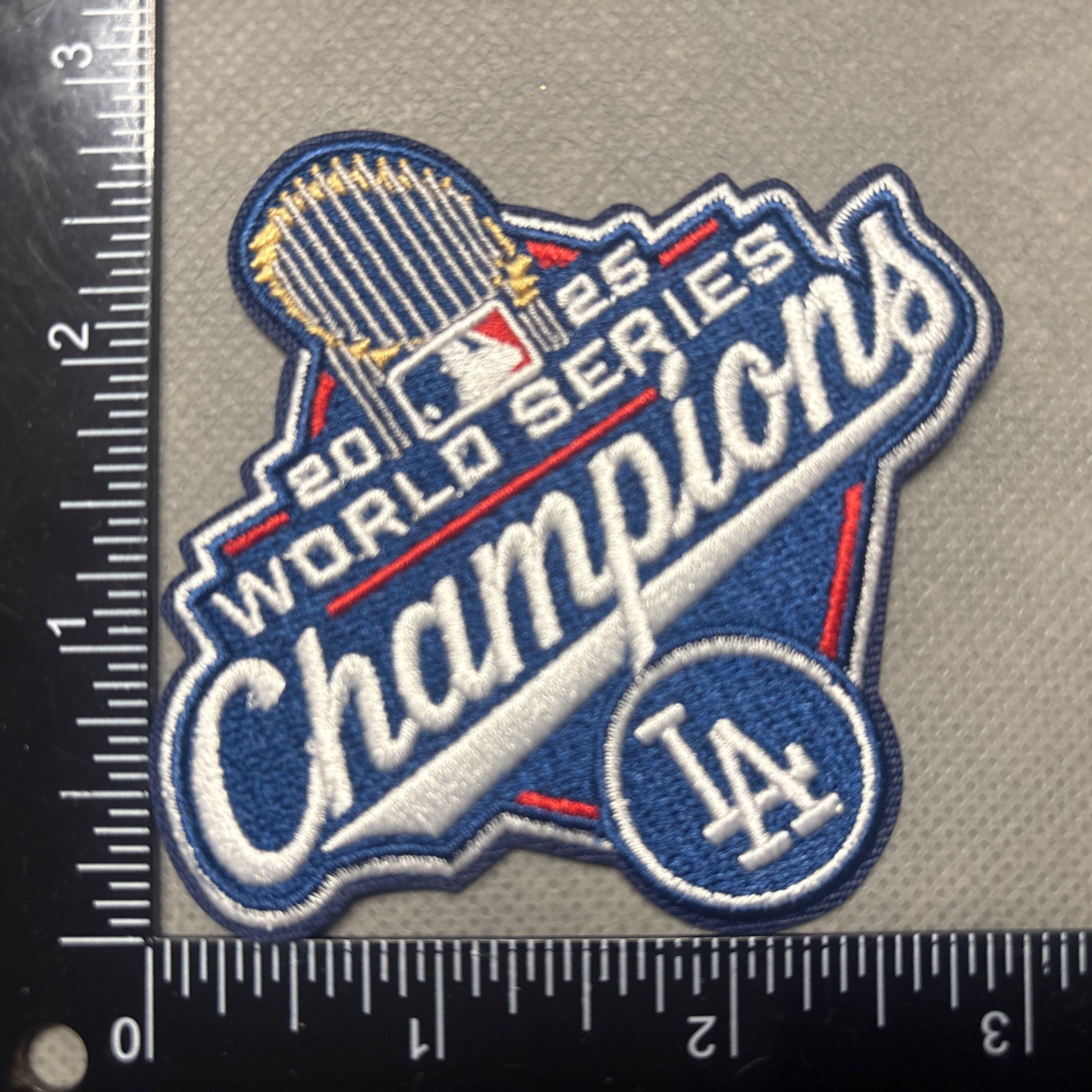 2025 World Series Champions LOS ANGELES DODGERS IRON ON PATCH