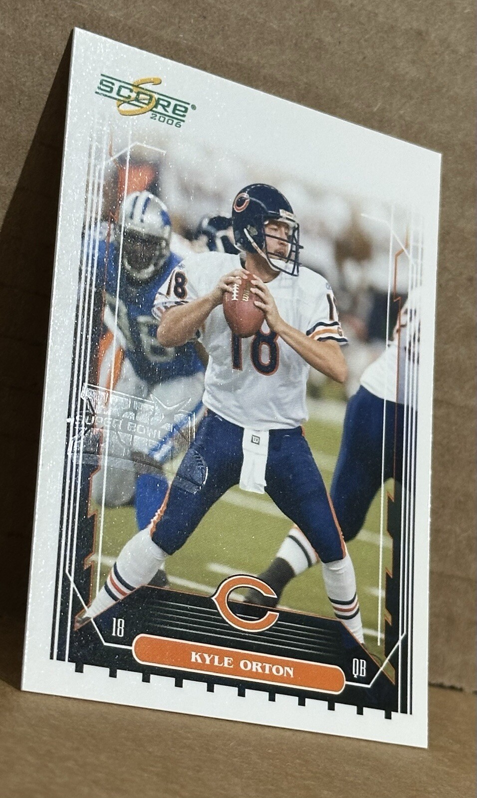 Kyle Orton 2006 Score Super Bowl XLI Embossed Logo #48 SSP 1/1 Masterpiece SP