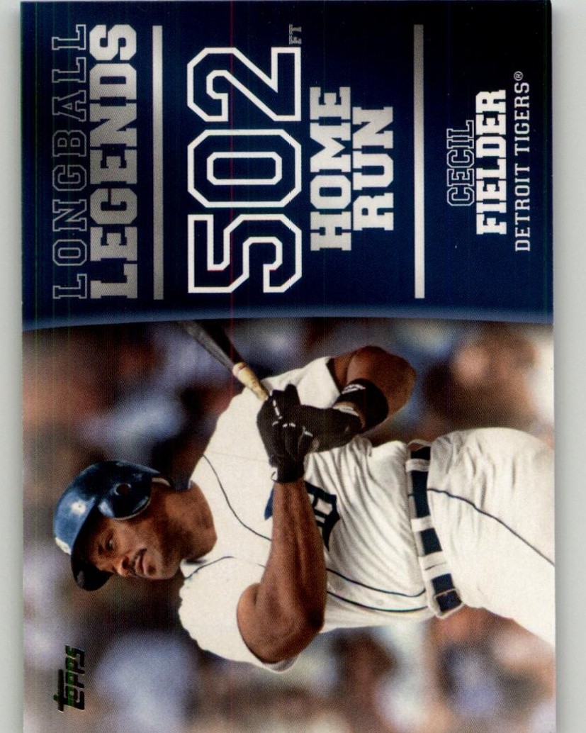 2018 Topps Cecil Fielder Longball Legends #LL-10 Detroit Tigers