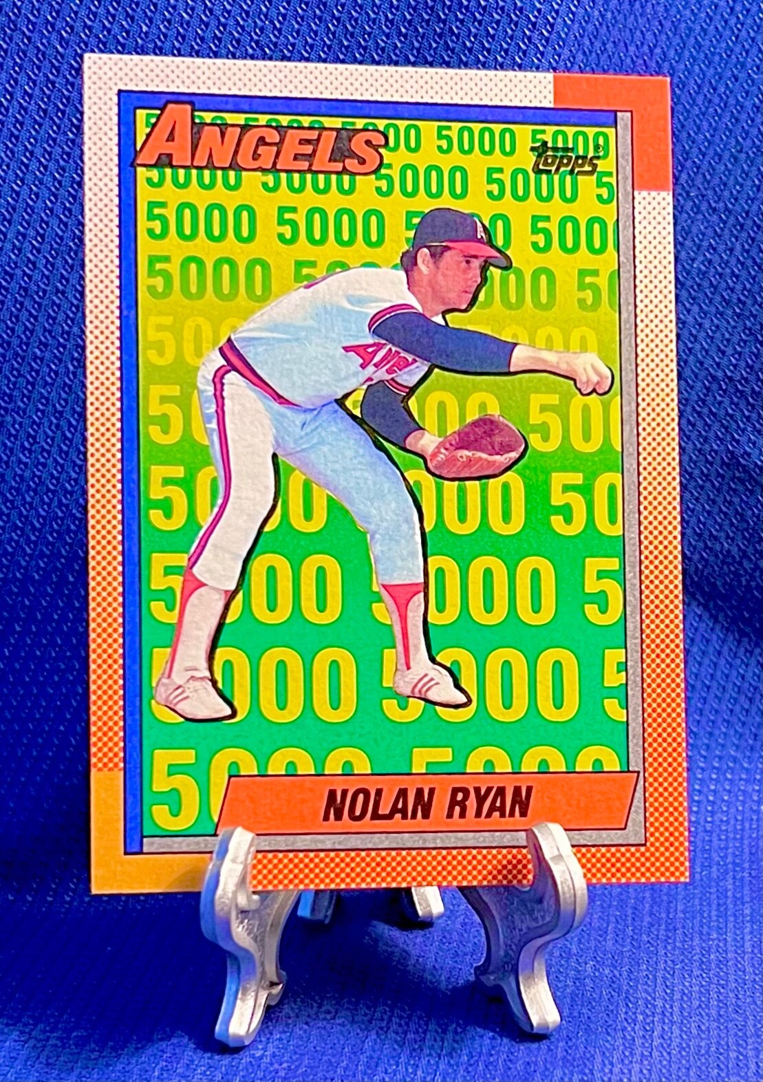 NOLAN RYAN 1990 Topps The Angels Years 1972-1979 Strikeout 5,000 #3 ANGELS
