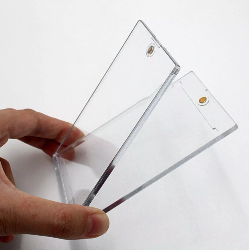 1-100 Pack Magnetic Card Holder 35 55 75 100 130 180 pt One-Touch UV Protection