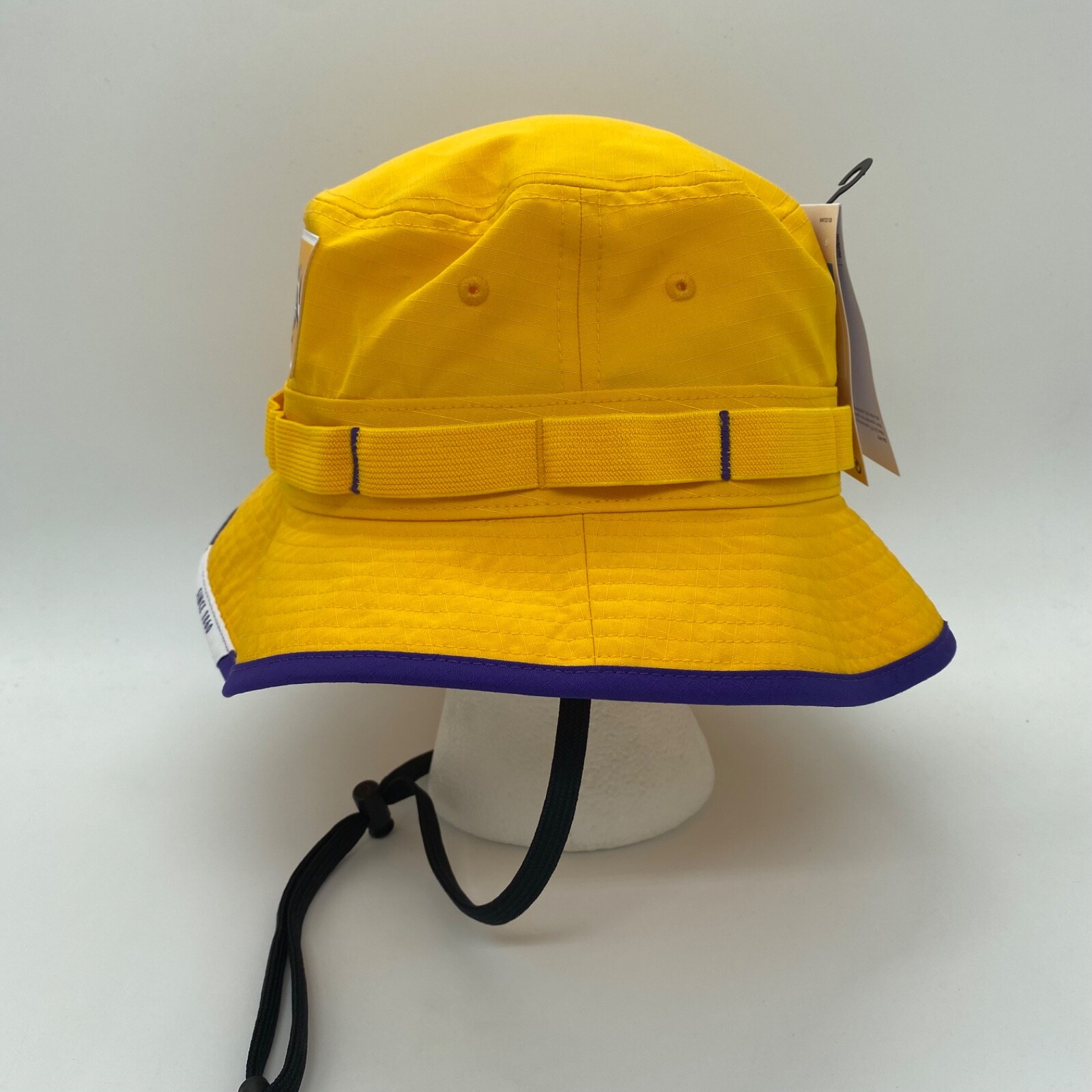 Nike Unisex Adult Dri-Fit LSU Tigers Bonnie Bucket Hat Yellow Purple Size M