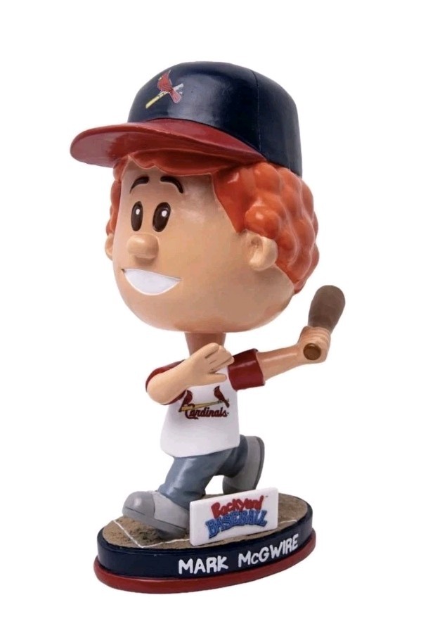 St Louis Cardinals Backyard Baseball 2001 Mark McGwire bobblehead NEW 6/2/26 SGA