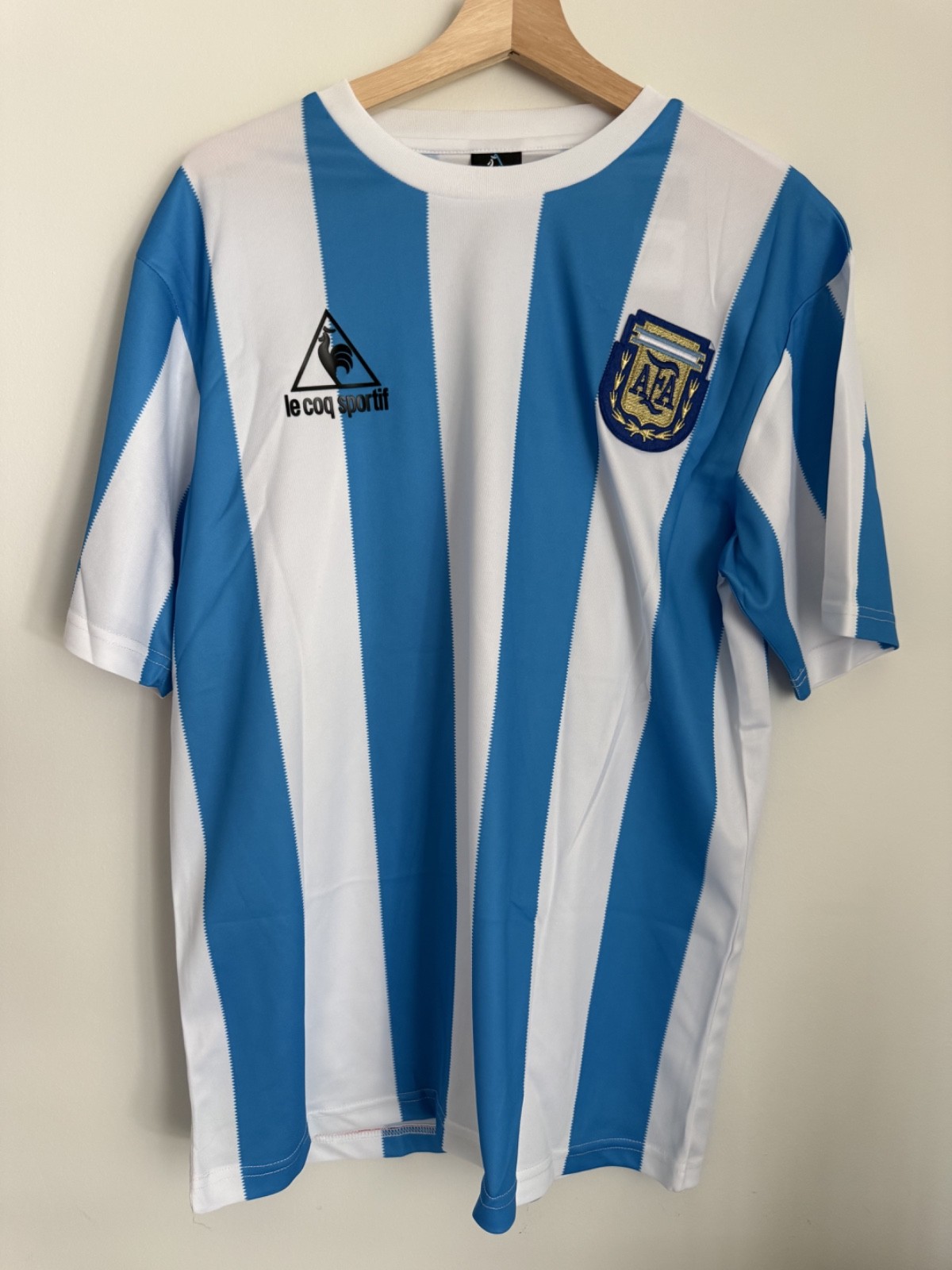 Maradona 1986 Argentina Home Jersey- MARADONA Retro Size XL