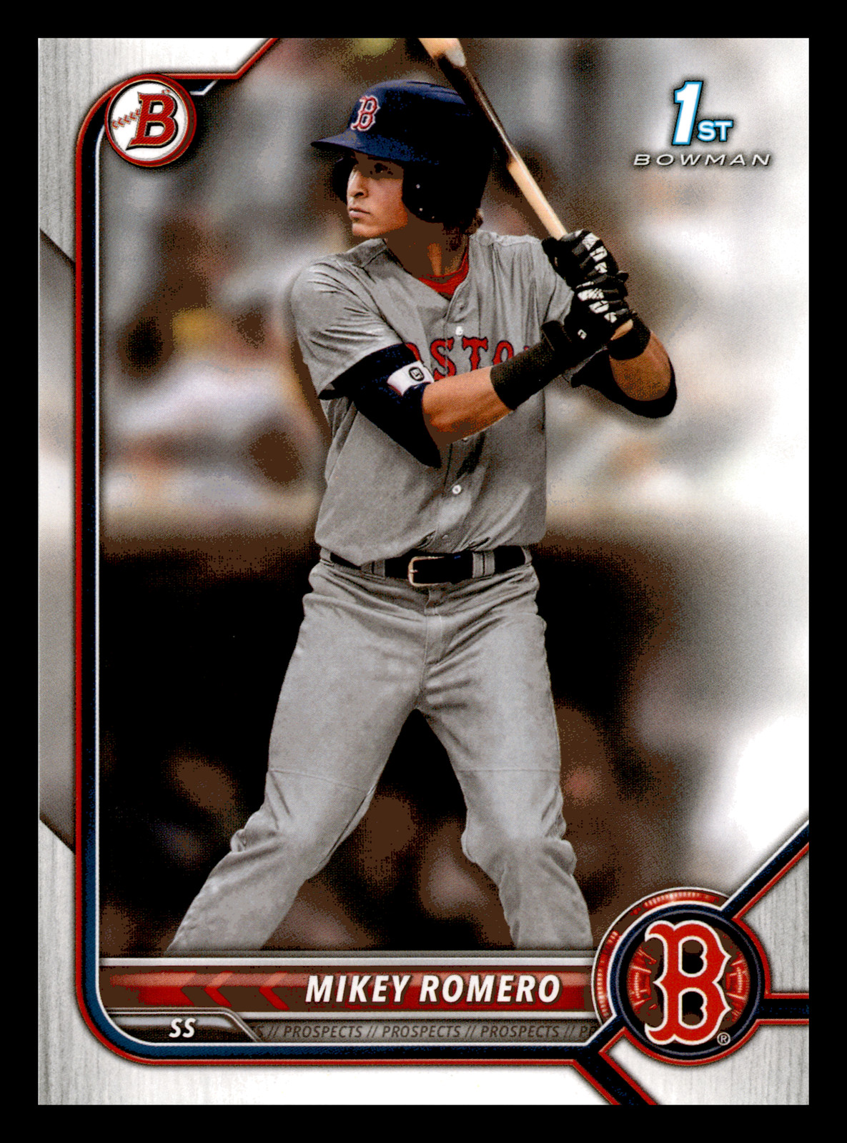 2022 1st Bowman Draft Mikey Romero Boston Red Sox #BD-42 Centered Mint QTY
