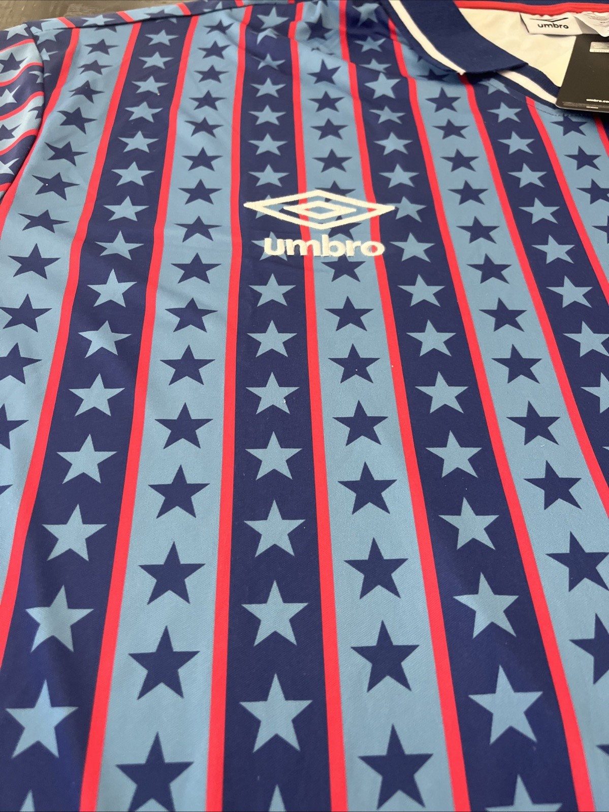 NWT Umbro United States National Soccer Team Jersey Men’s 2XL Blue