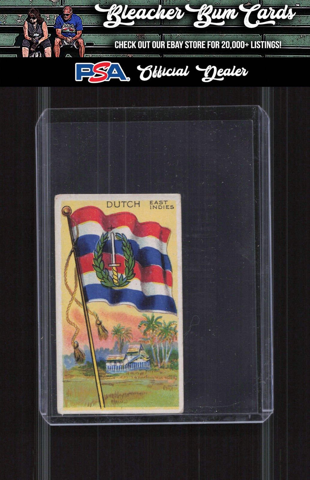 1910-11 Flags of All Nations (T59) Recruit NNO Dutch East Indies EX