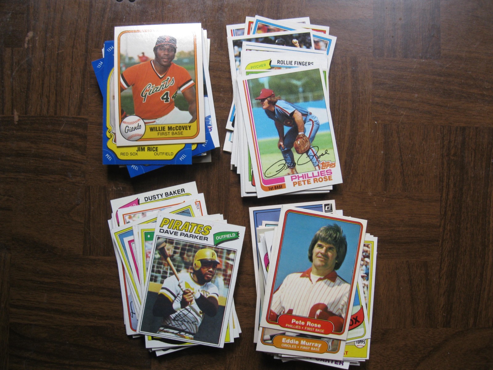 Lot of 90 Baseball Stars and Hall of Famers 1973 to 1983 NM-MT Pack Fresh