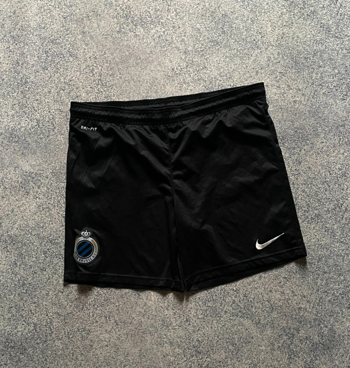 Club Brugge KV Nike Football Shorts Soccer Black Size Mens S Vintage