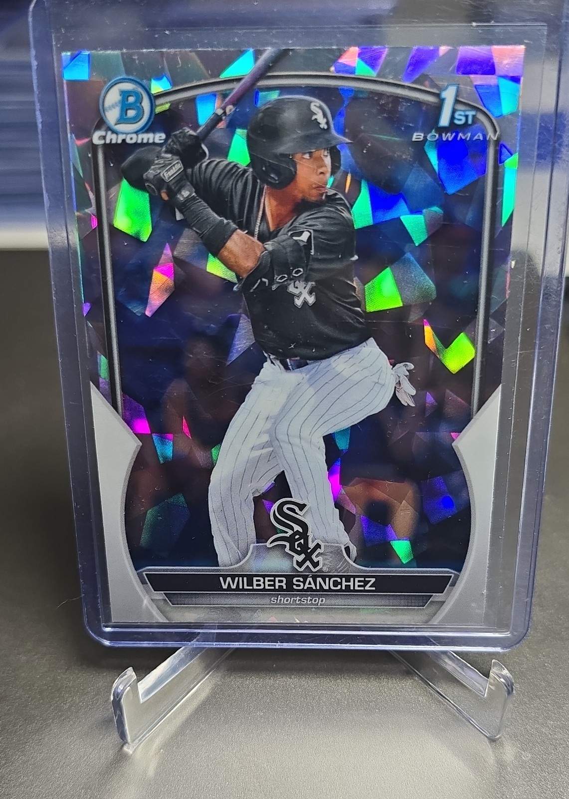 2023 Bowman – Chrome Prospects Wilber Sanchez #BCP-6 Atomic Refractor (RC)