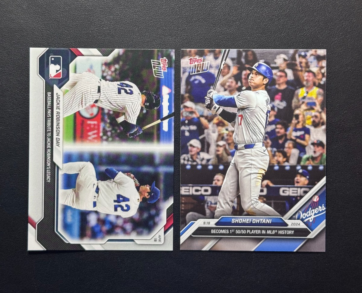 Shohei Ohtani Topps Now (2 Card Lot) 2024, 2026 Los Angeles Dodgers Aaron Judge