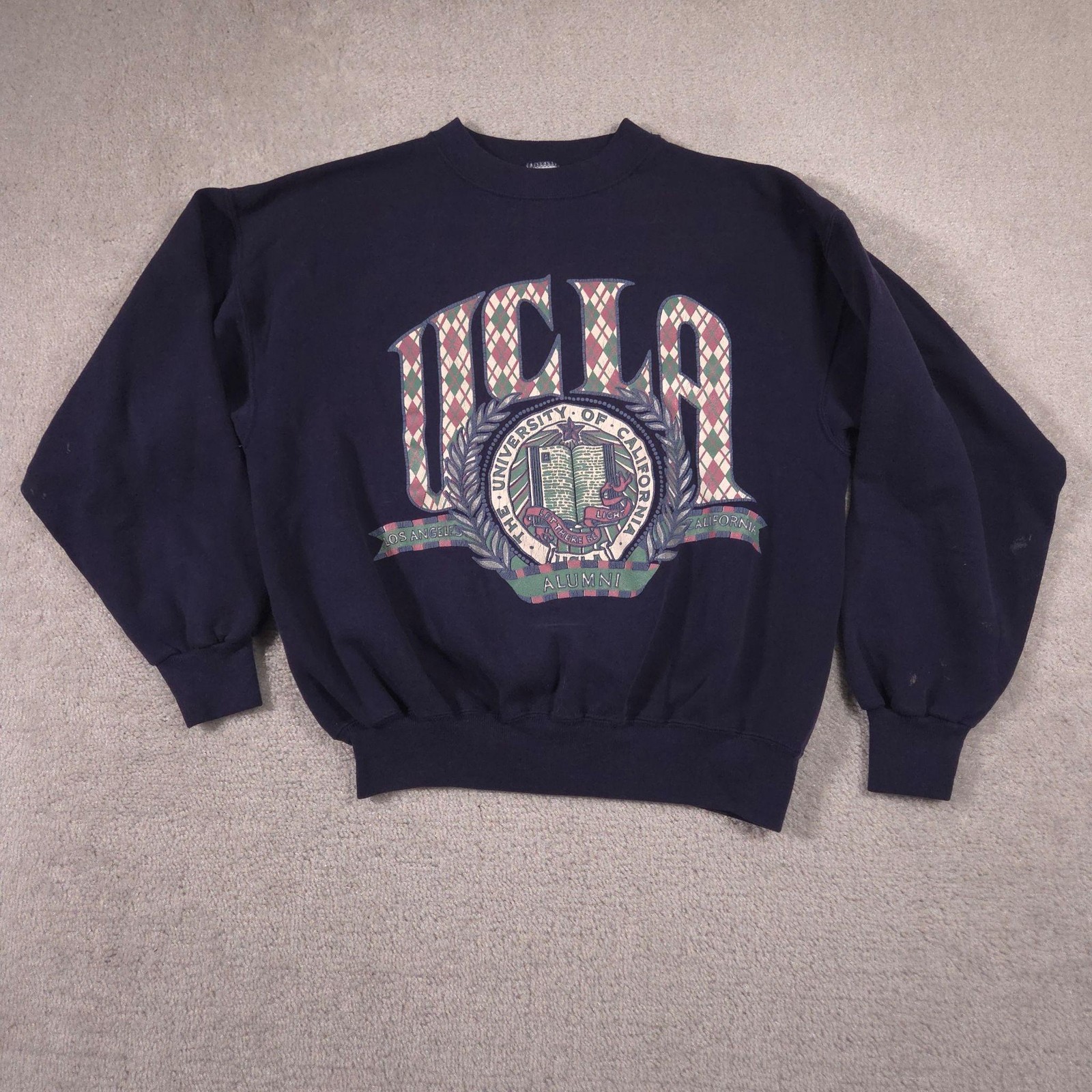 Vintage UCLA Bruins Sweatshirt Adult Large Blue NCAA Crewneck Ultra Sweats