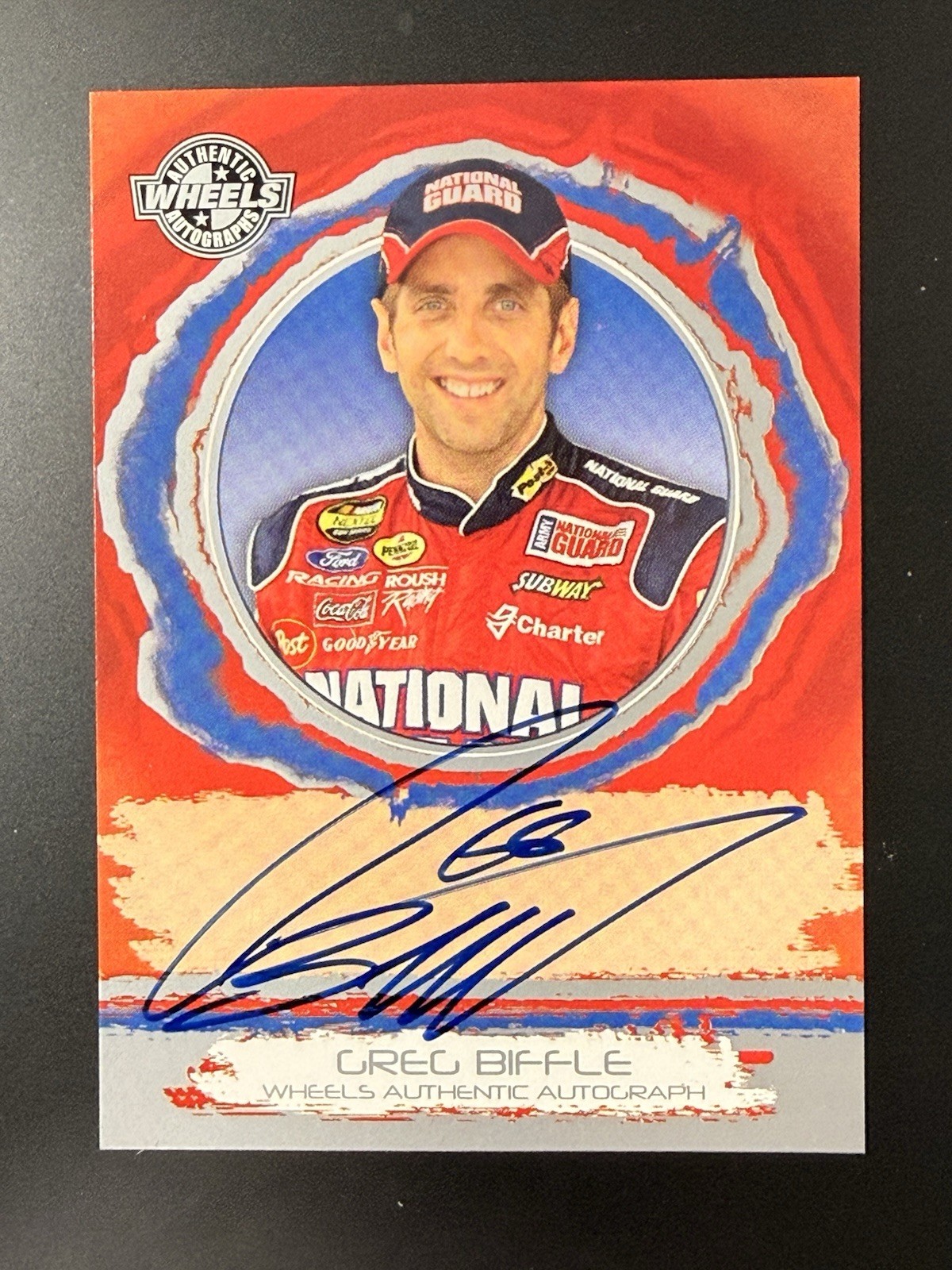 GREG BIFFLE – 2006 Wheels – Autographs – Certified On-Card Auto