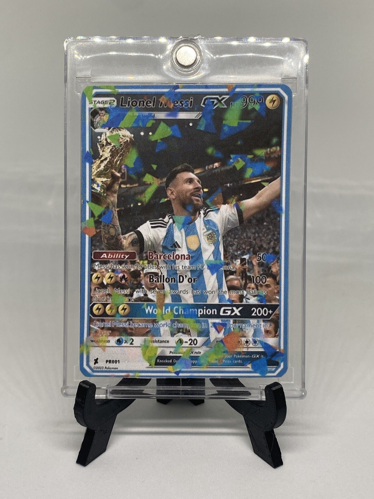 Lionel Messi Pokémon Card Argentina Full Art