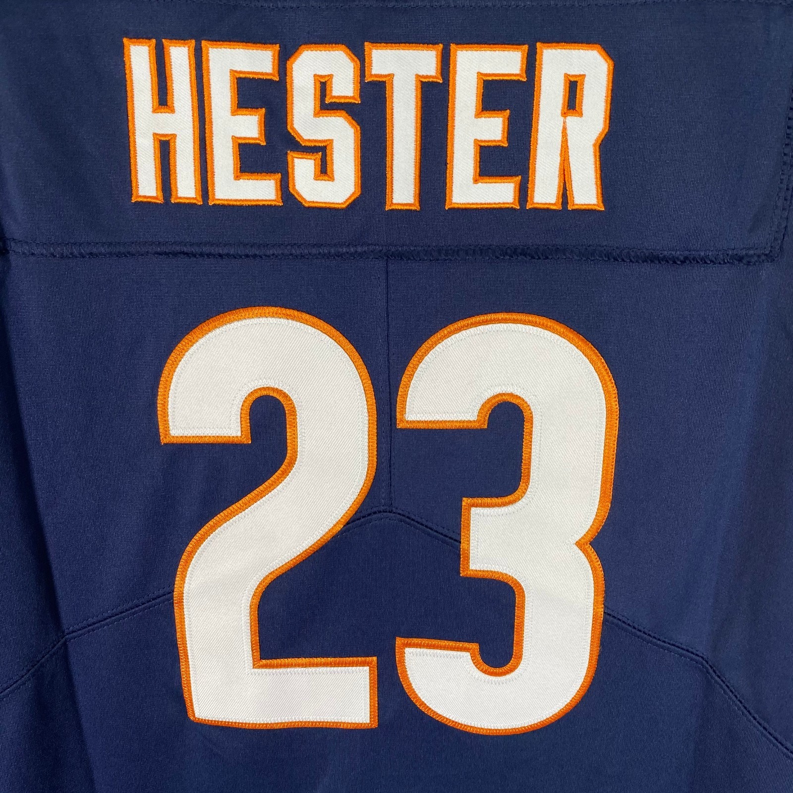Devon Hester #23 Dark Blue Brand New Embroidered Size S-4XL