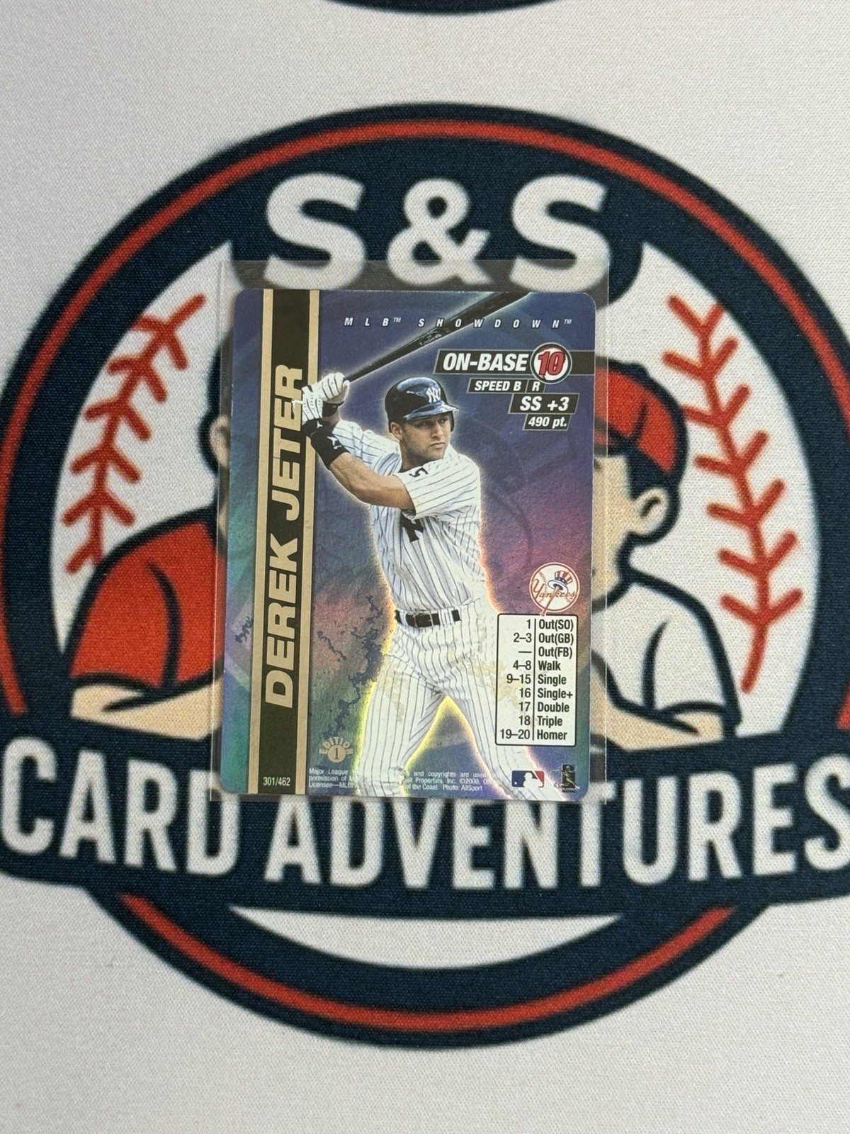Derek Jeter – 2000 MLB Showdown 1st Edition #301 New York Yankees