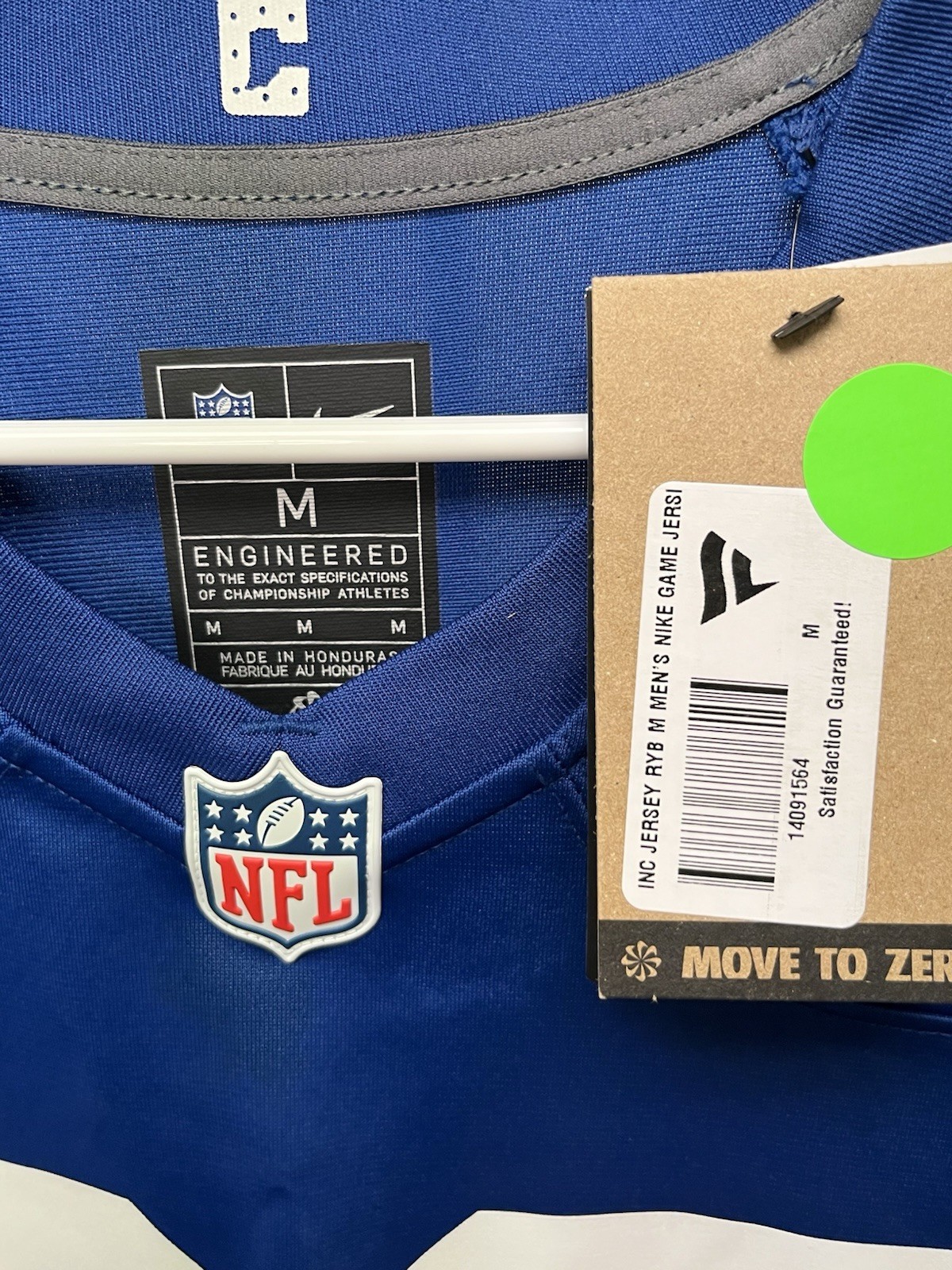 Indianapolis Colts Jonathan Taylor #28 Nike Blue Mens Medium NWT Jersey Adult