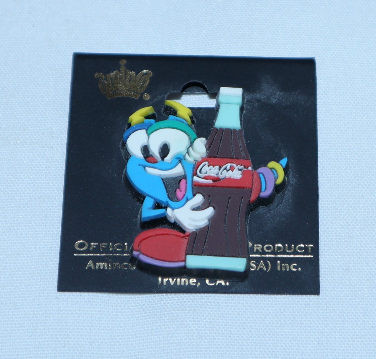 Summer Olympics Pin | *1996* Atlanta Izzy COCA-COLA Rubber Flexible