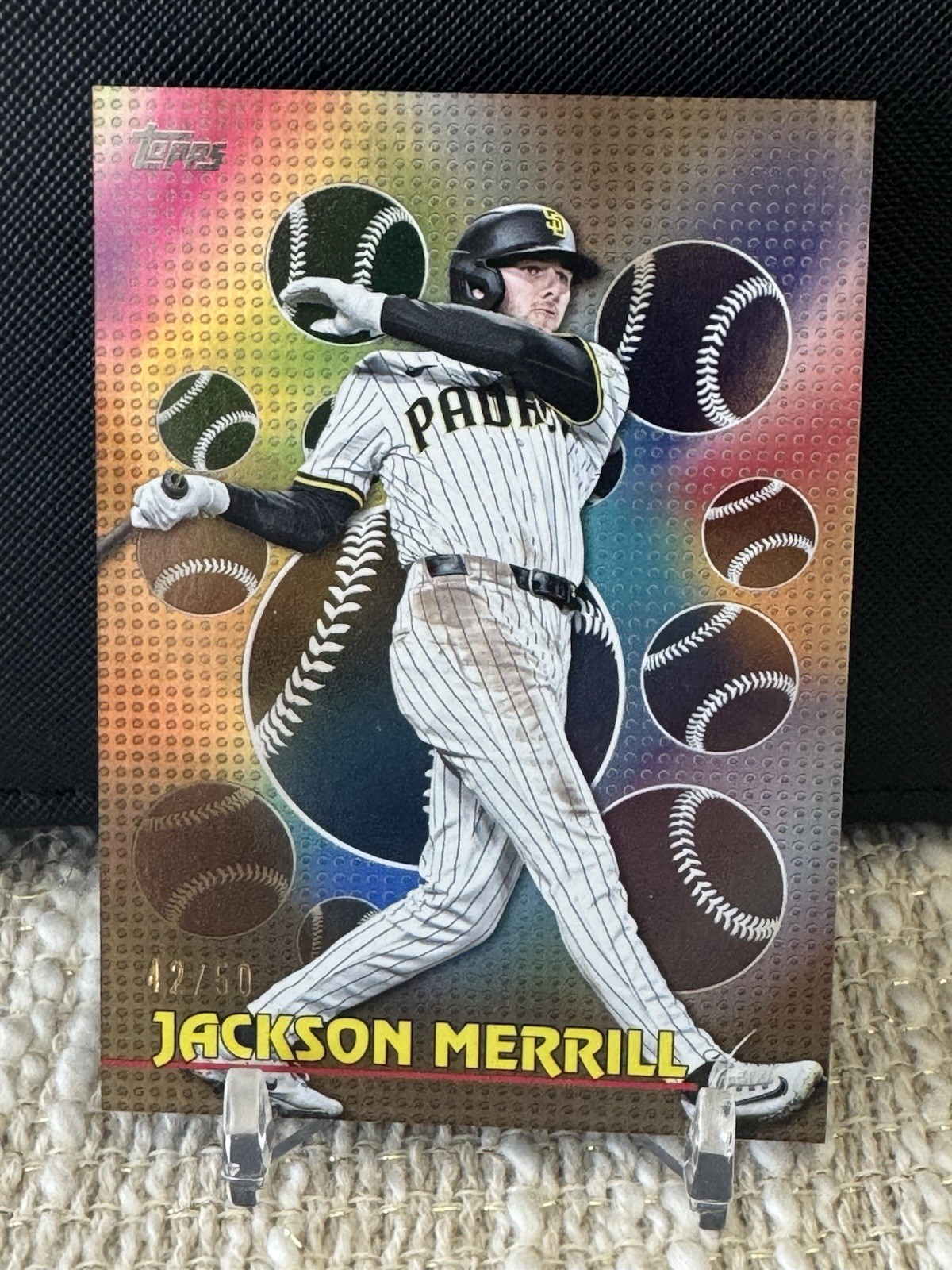2026 Topps Series 2 TOG-37 Jackson Merrill Titans of the Game Insert Gold /50