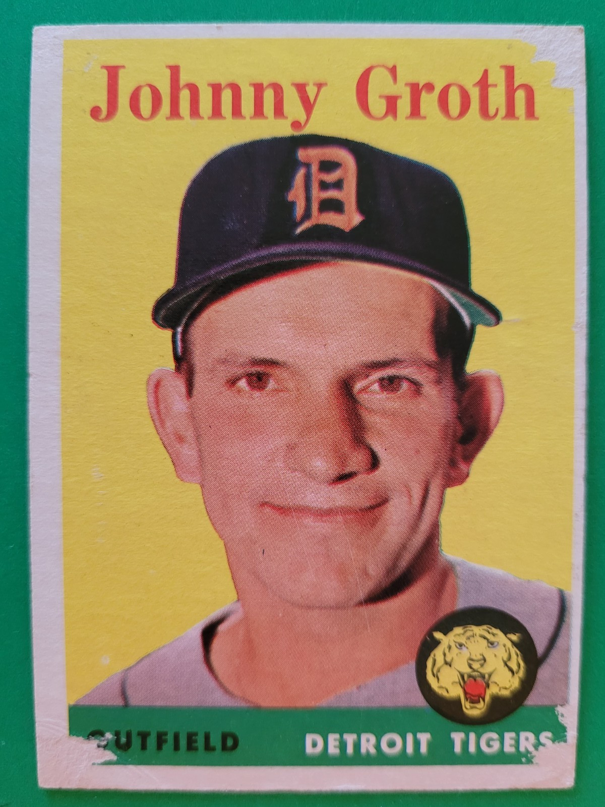 1958 Topps – Johnny Groth #262 Detroit Tigers EX