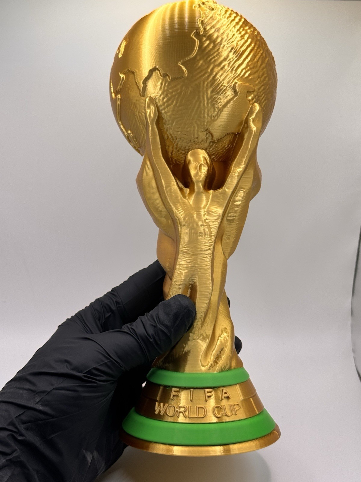 World Cup Trophy Replica Gold Soccer Award Football Cup Display Fan Gift