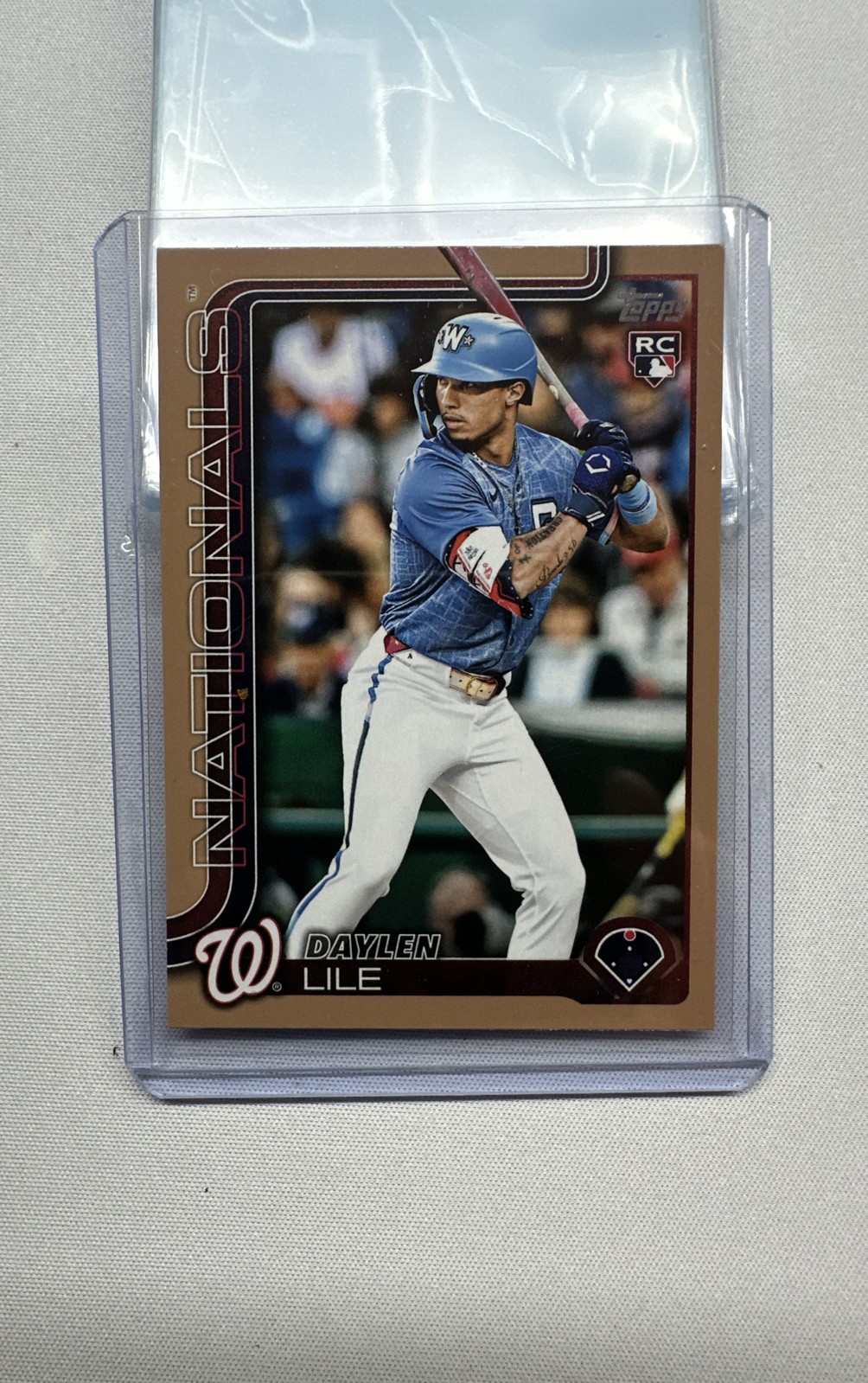 2025 Topps Update Series – Daylen Lile #US172 Gold /2025 (RC)