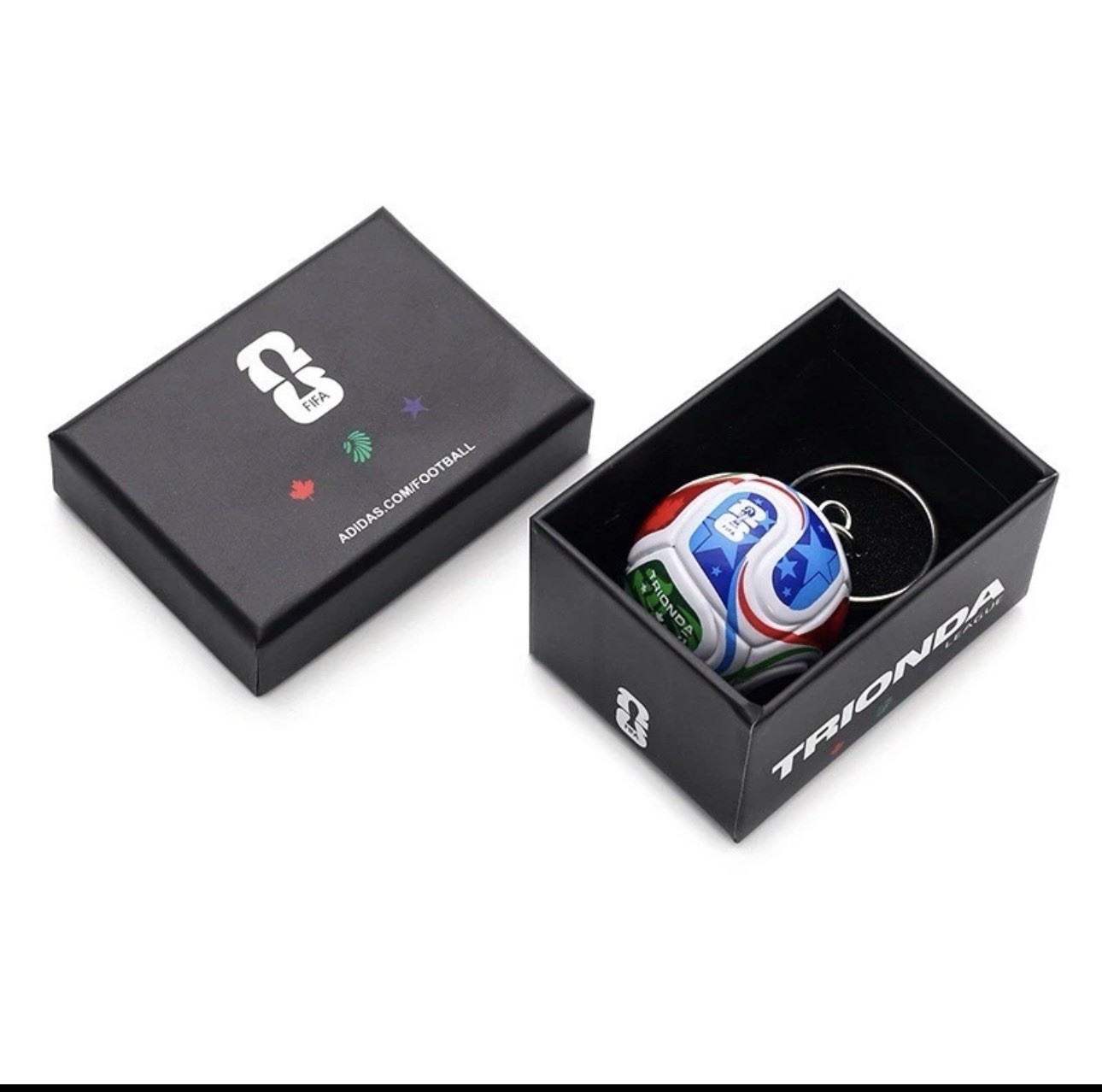 FIFA 2026 World Cup Mini Soccer Ball Keychain – FIFA Trionda – 1.5” Hard Ball