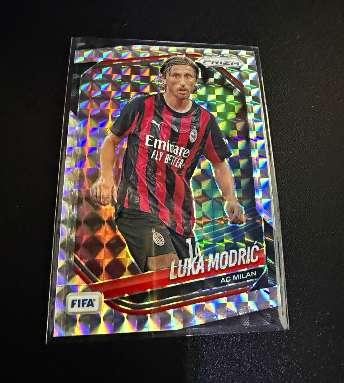 2025-26 Panini Prizm FIFA Luka Modric Mosaic Geometric #19 AC Milan Croatia⁠