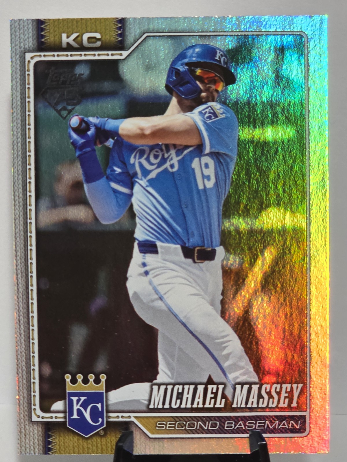 Michael Massey 2026 Topps Series 2 Rainbow Foil Kansas City Royals #445