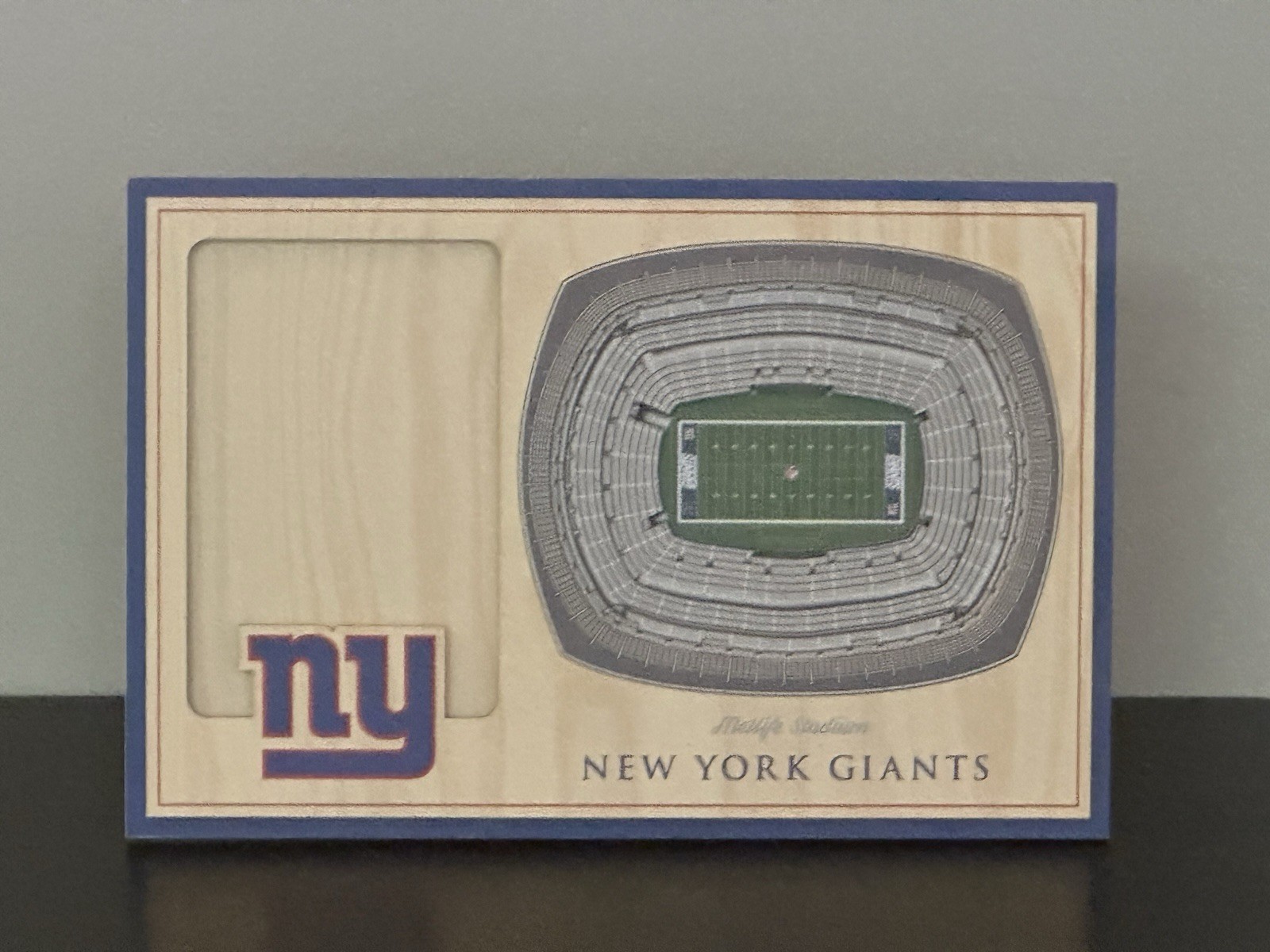 YouTheFan NFL New York Giants 3D StadiumViews Picture Frame One Size-Used📈
