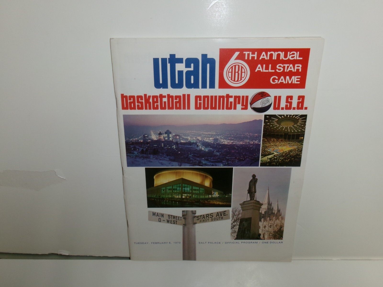 1972-73 ABA All Star Game Program-6th Annual Game-JULIUS ERVING 2ND AS/DAN ISSEL