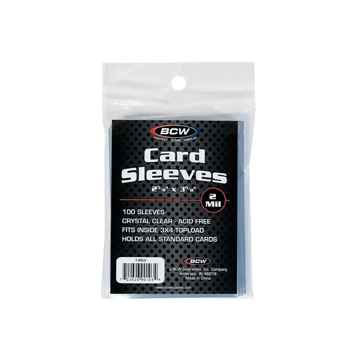 BCW Standard Card Sleeves Penny Sleeves 100 Count New Sealed – 1-SSLV