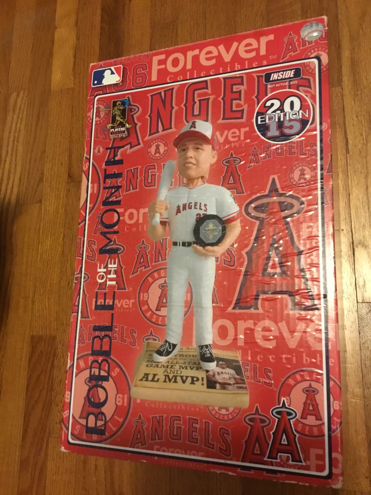 New In Box LA Angels Mike Trout Forever Collectibles Figure 10 X 4 Inches AL MVP