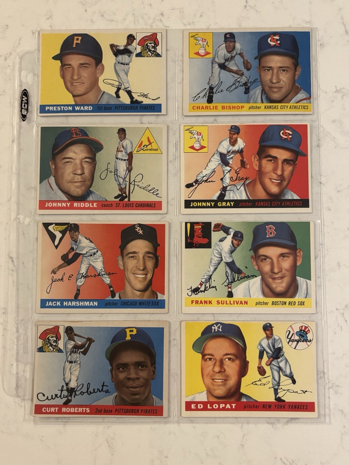 1955 TOPPS BASEBALL CARDS YOU PICK #3 TO 149 !!!