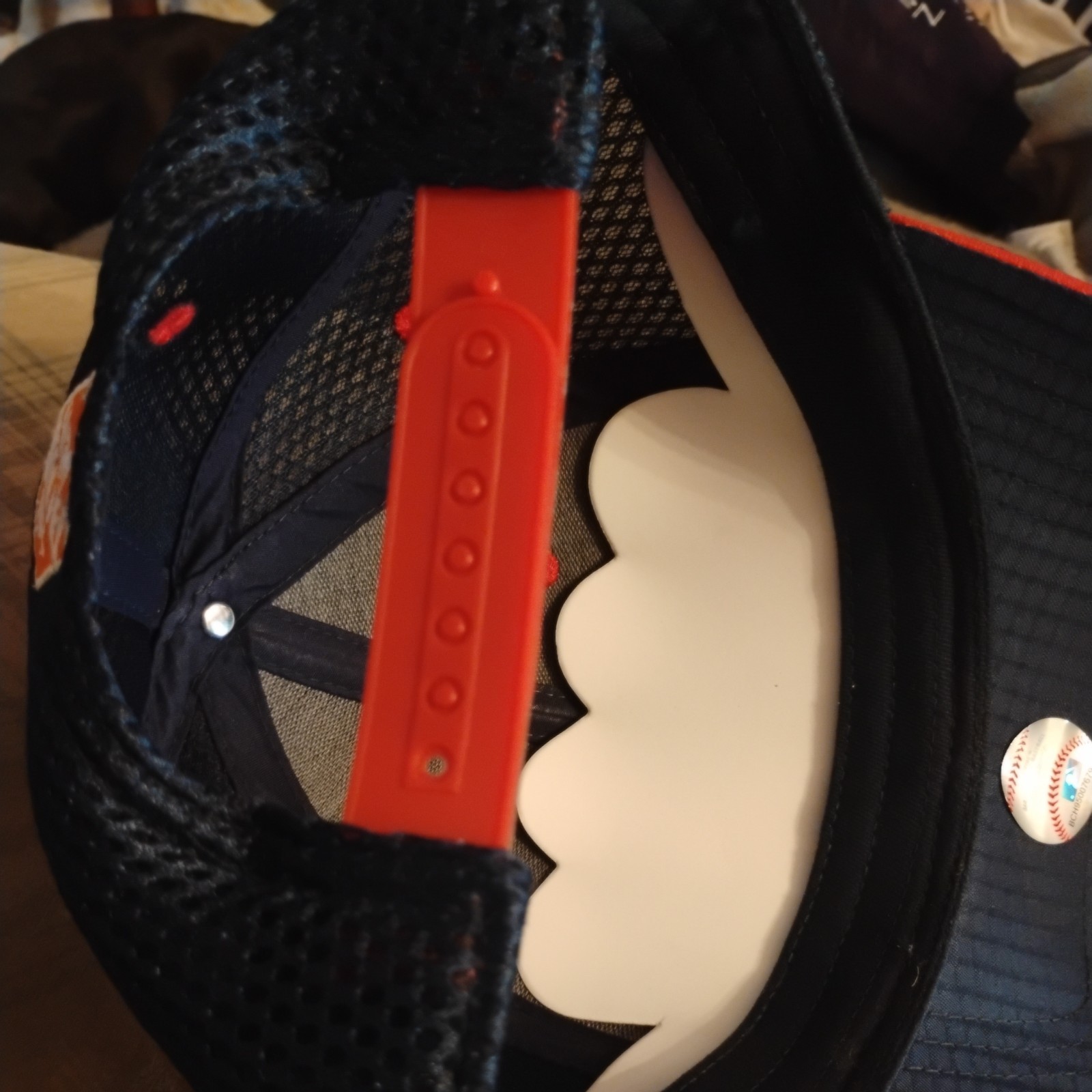 Atlanta Braves Home Depot Pennington Seed Blue Snapback Hat