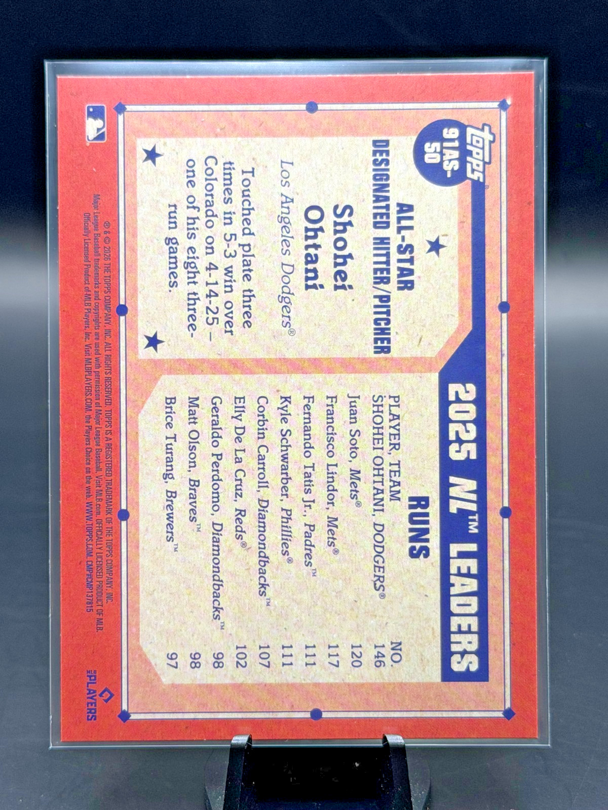 2026 Topps Series 2 – 1991 Topps ALL-STARS – Pick your Card – COMBINED SHIPPING