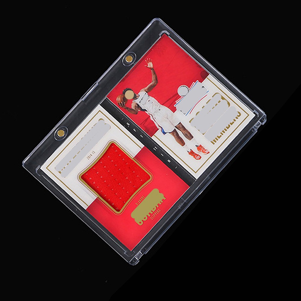 175pt Magnetic Vertical Double Booklet Card Holder One Touch Acrylic Card Case