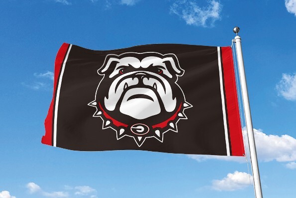 GEORGIA BULLDOGS 3’X5′ FLAG BANNER ***100% FULL COLOR ON BOTH SIDES OF FLAG***