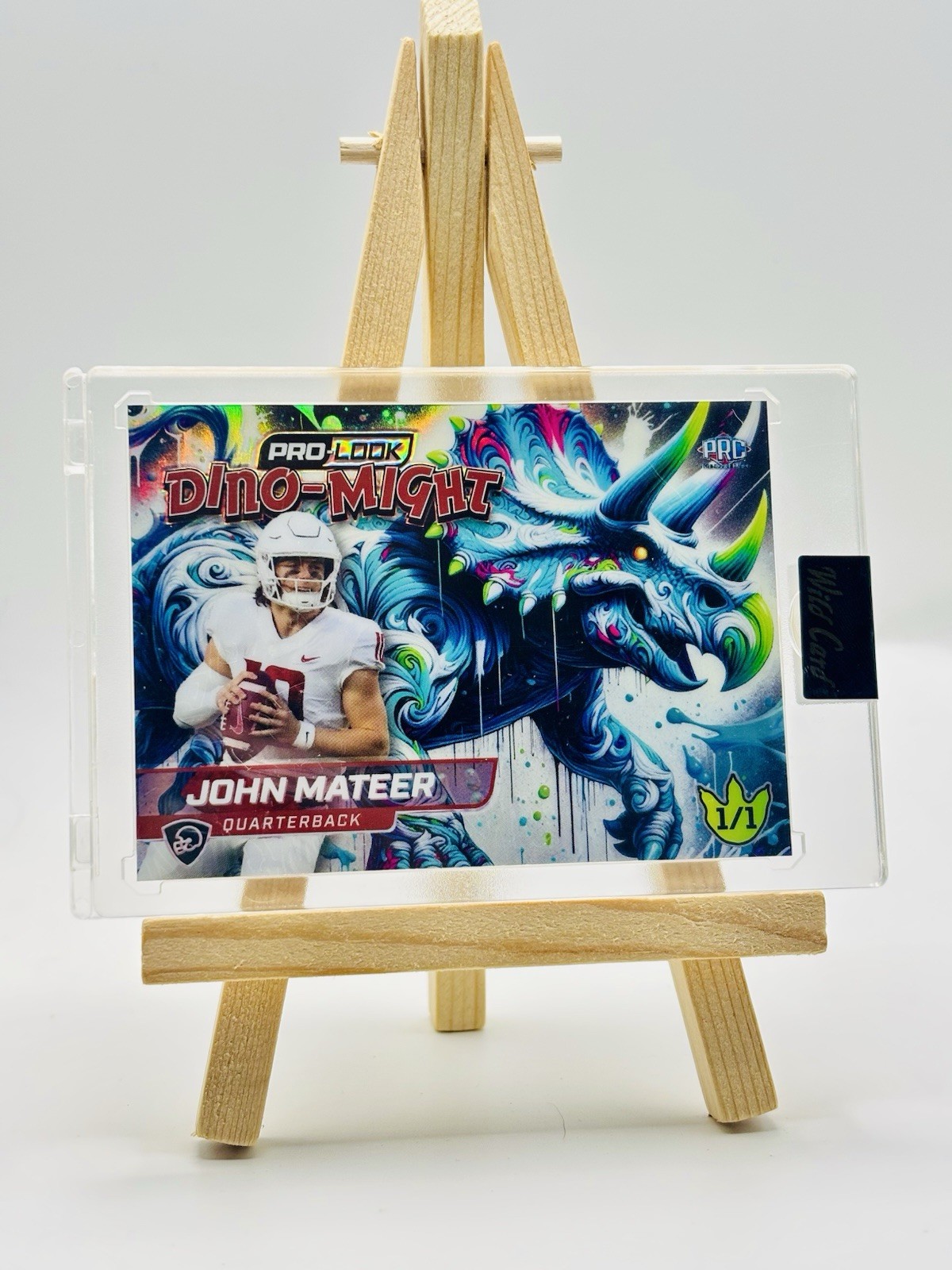 2025 Wild Card Dino Might John Mateer 1/1 Oklahoma Sooners